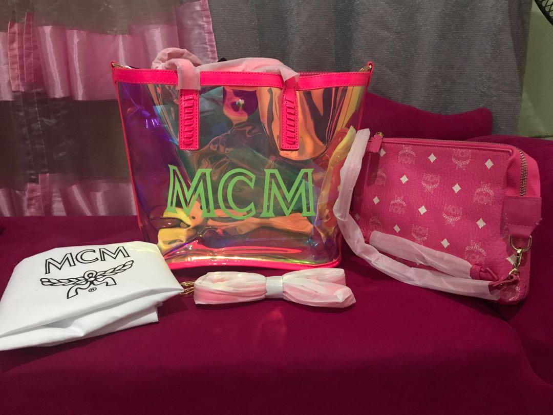 mcm iridescent bag
