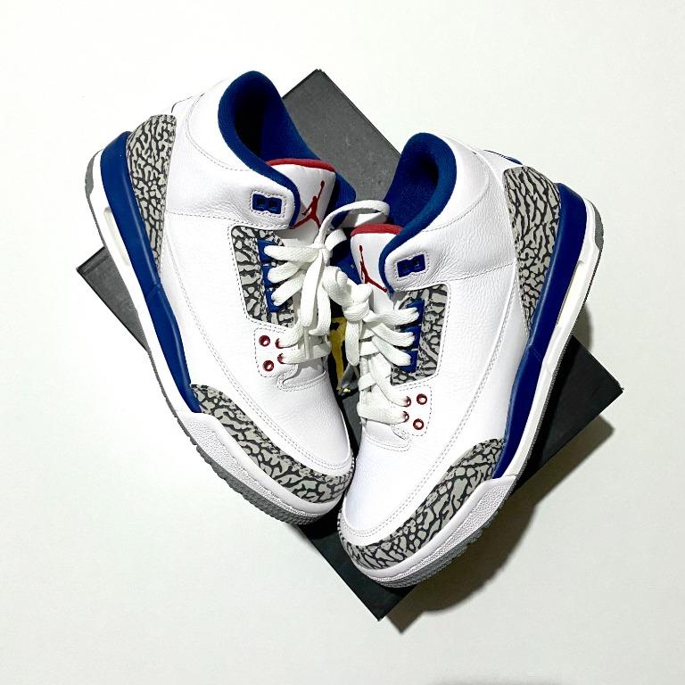 Jordan 3 Retro True Blue 2016 GS Men s Fashion Footwear