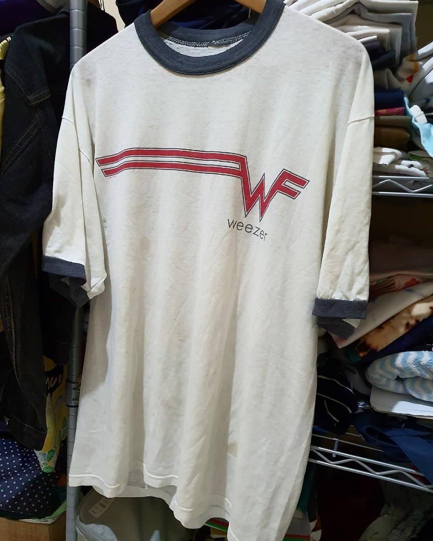 Kaos vintage weezer tshirt band music 