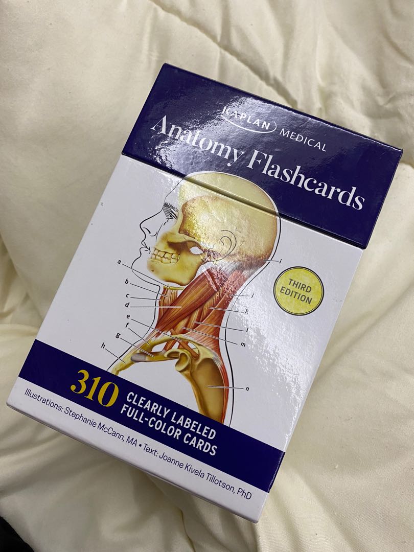 KAPLAN MEDICAL ANATOMY FLASHCARDS, Hobbies & Toys, Books & Magazines