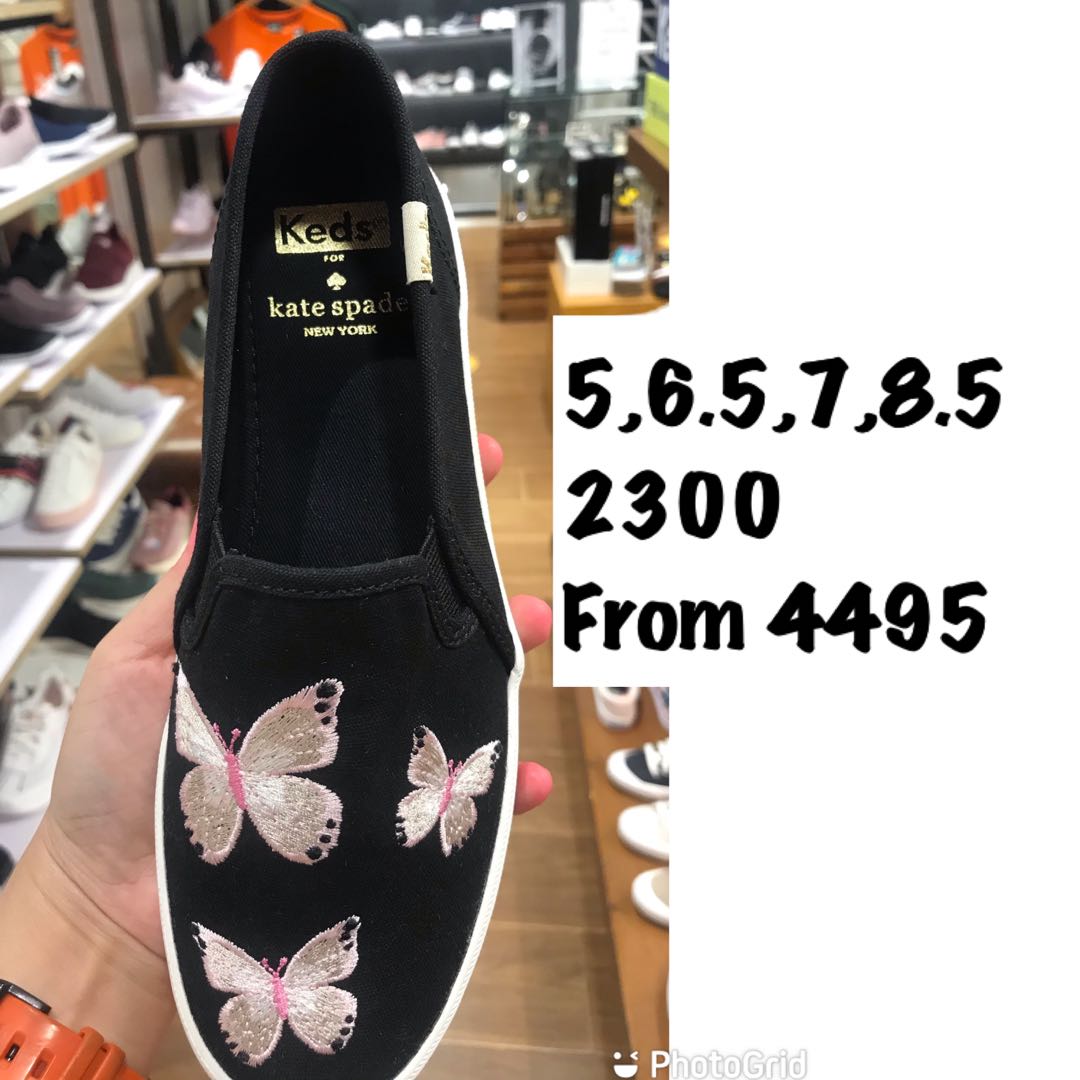 Keds Kate Spade Black Butterfly Women s Fashion Footwear
