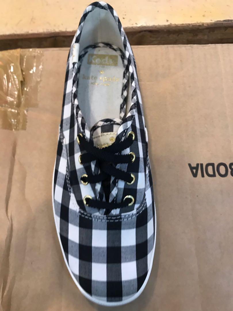 Checkered keds sales