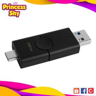 Kingston 32GB DataTraveler Duo OTG USB 3.2 Type A & Type C Dual Flash Drive DTDE/32GB