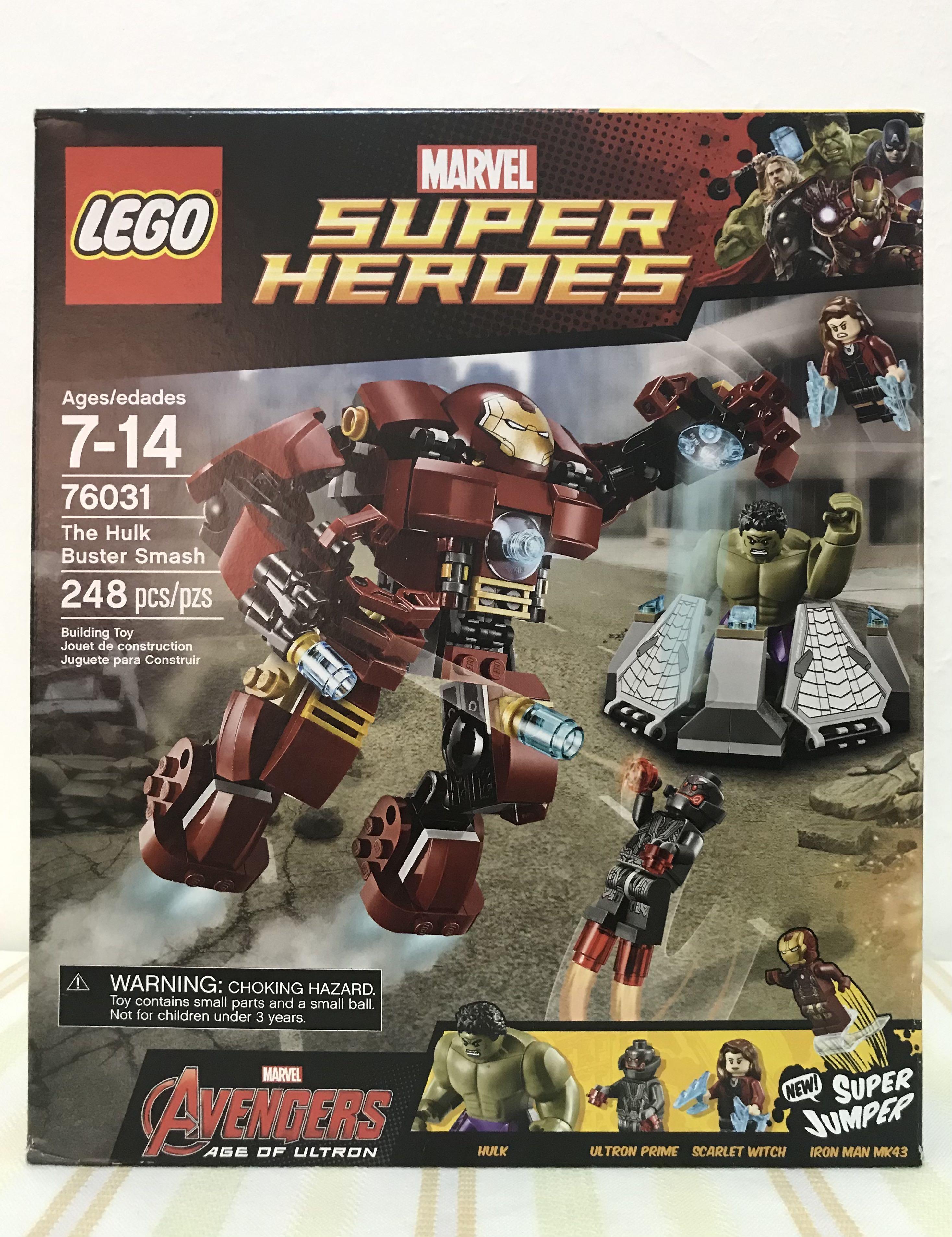 COMPATIBILE LEGO AVENGERS 76031 The Hulk Buster Smash Iron Man con MINIFIGURES 