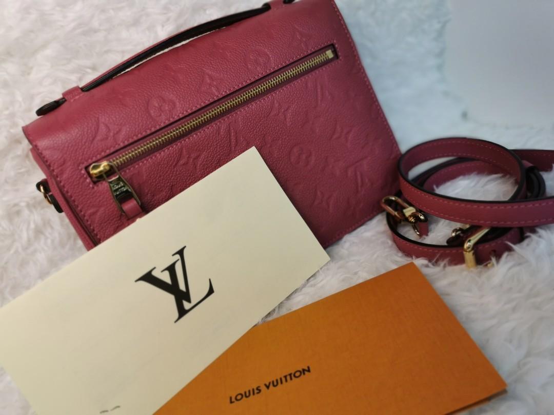 Louis Vuitton Empreinte Pochette Metis Rose Bruyere