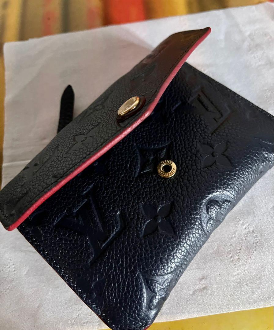 Louis Vuitton Monogram Leather Metallic Navy Nacre Empreinte Key Pouch Cles 34L2
