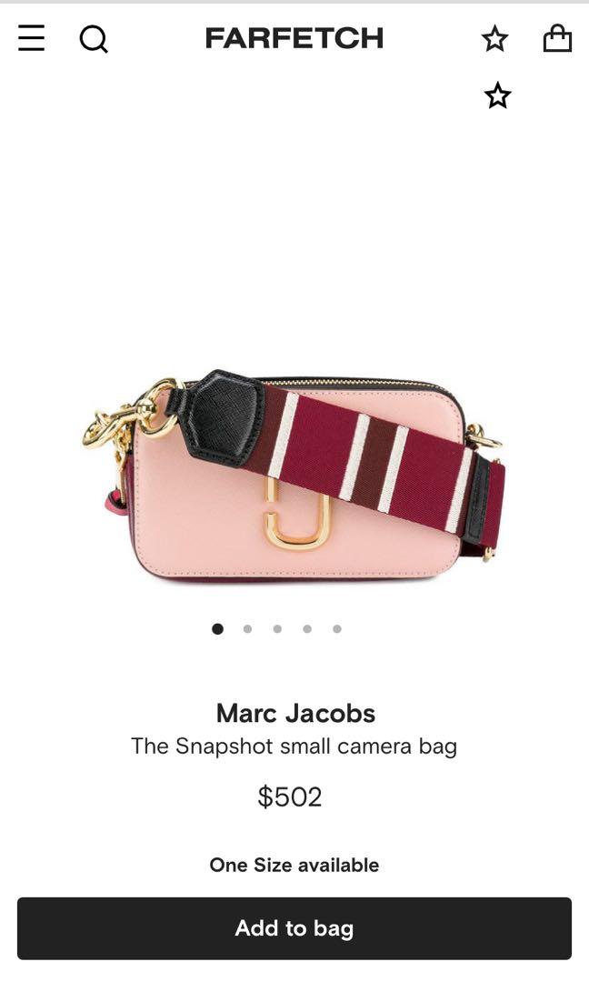 Marc jacobs 2024 camera bag size