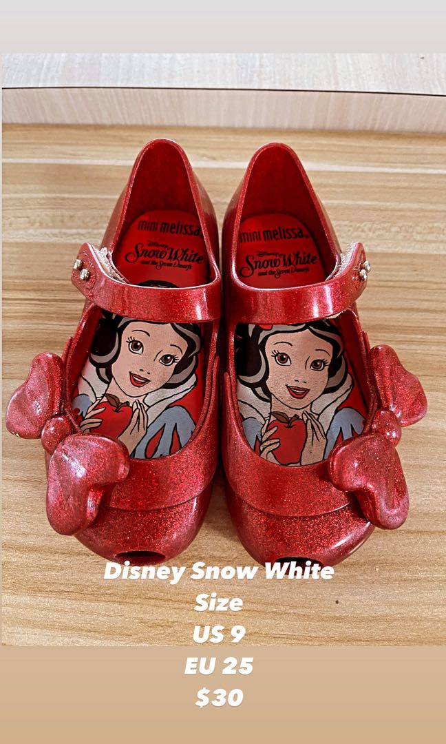 Mini Melissa Limited Edition Snow White Red Babies Kids Babies Kids Fashion on Carousell