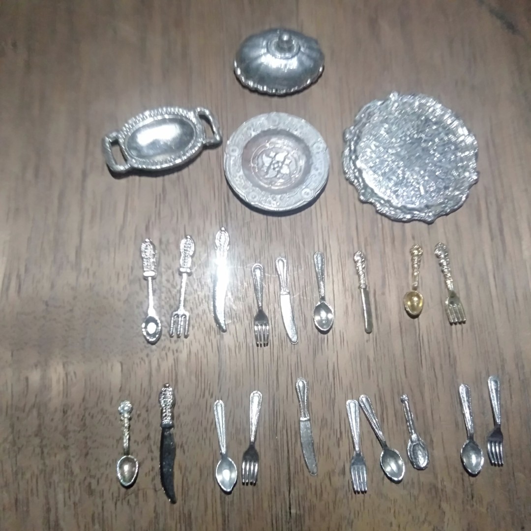 Miniature Metal Kitchen Utensils, Hobbies & Toys, Toys & Games on Carousell