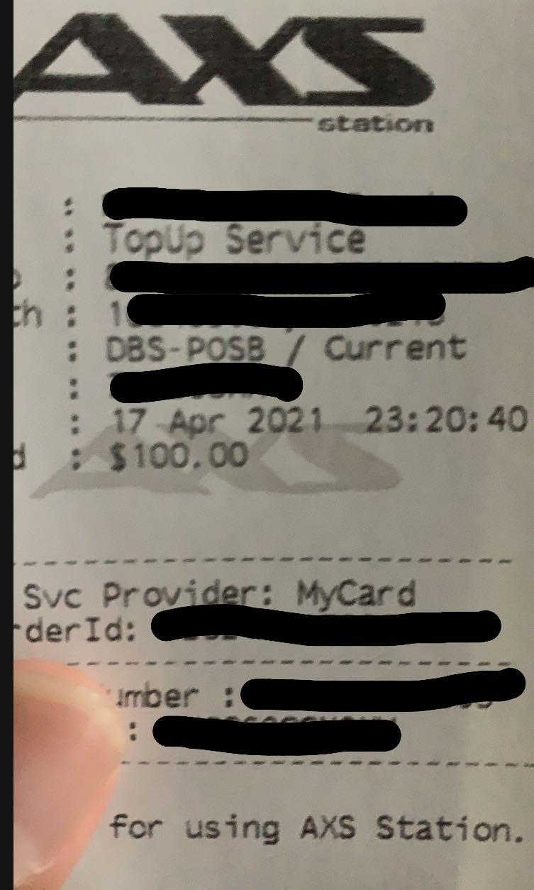 Mycard 100 axs coupon, Video Gaming, Gaming Accessories, Game Gift