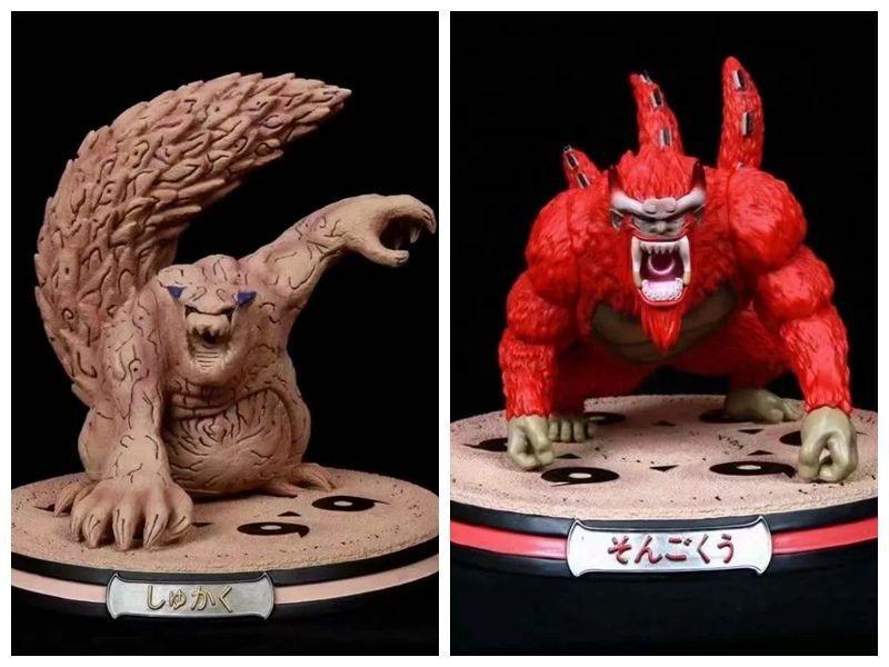 Naruto The Tailed Beasts Biju Shukaku Son Goku Pvc Action Figure Toys Games Action Figures Collectibles On Carousell
