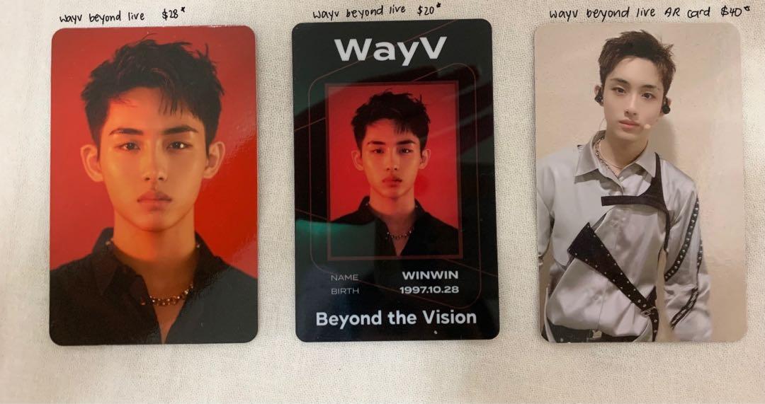 Beyond Live ウィンウィン IDカード wayv ウィンウィン beyond live ID カード トレカ