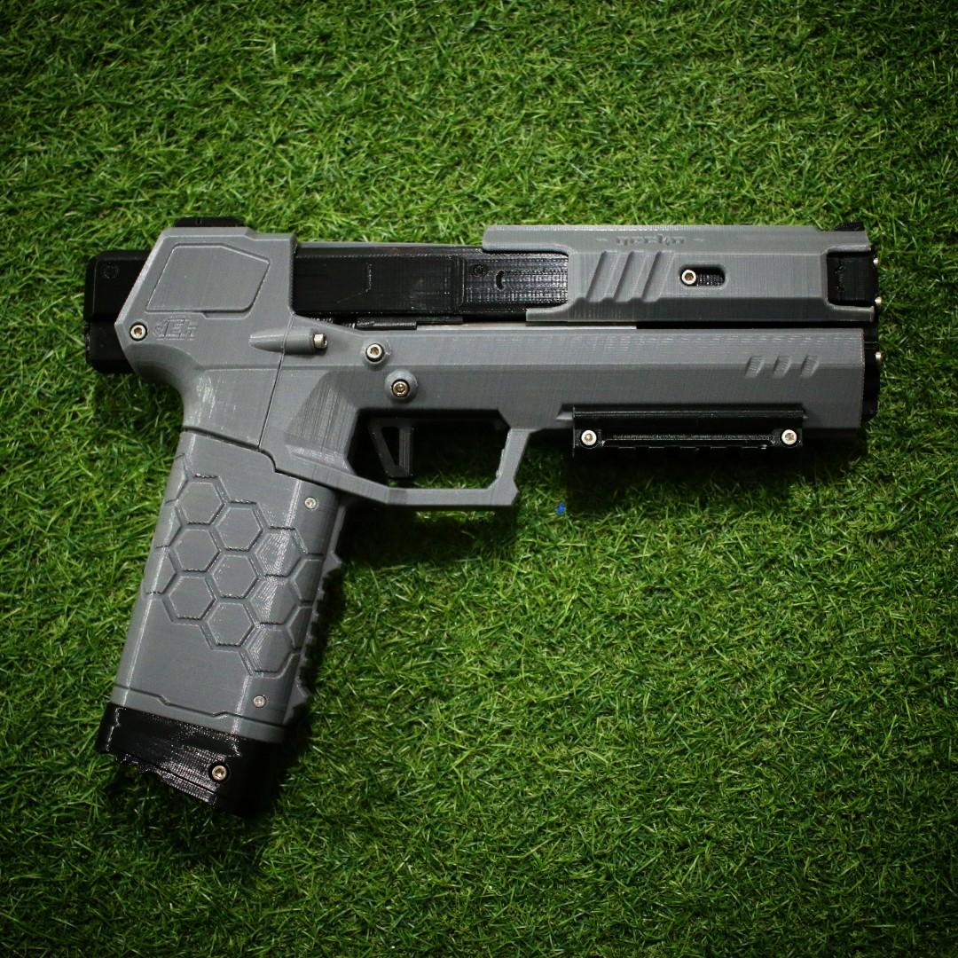 Nerf Gecko Blaster (Lizzie cyberpunk2077), Hobbies & Toys, Toys & Games