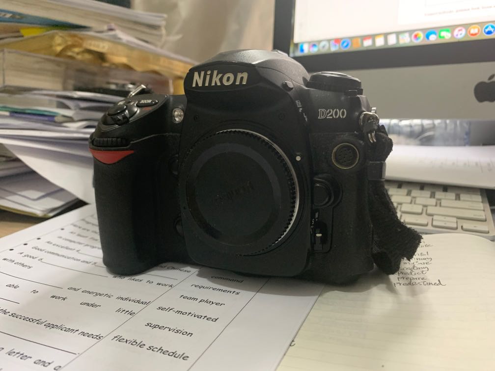 Nikon D200, 攝影器材, 鏡頭及裝備- Carousell