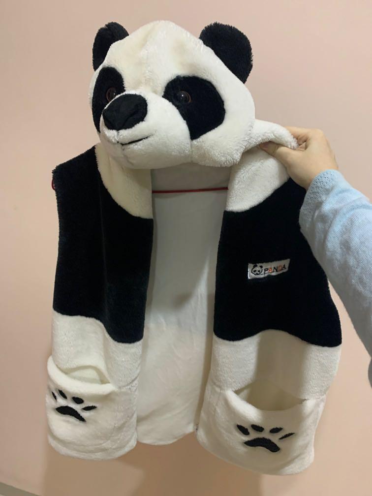 panda fur coat