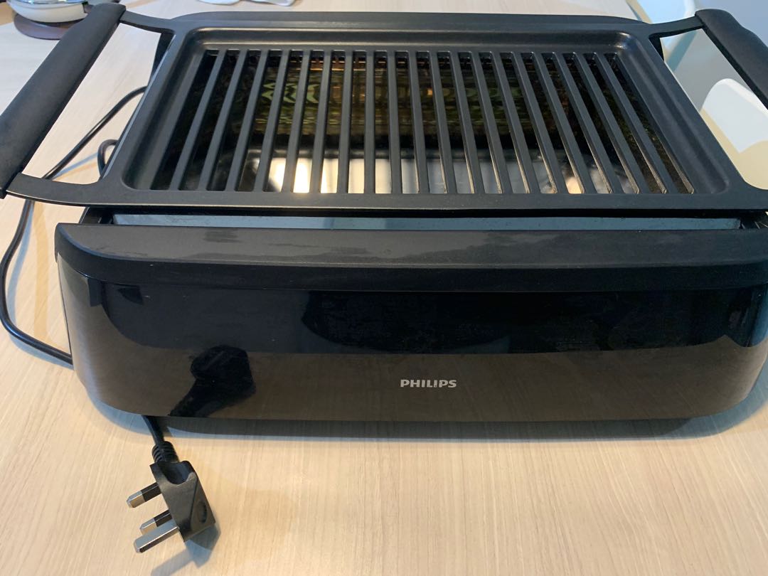 Philips Smokeless Indoor Grill Tv Home Appliances Kitchen Appliances Bbq Grills Hotpots On Carousell