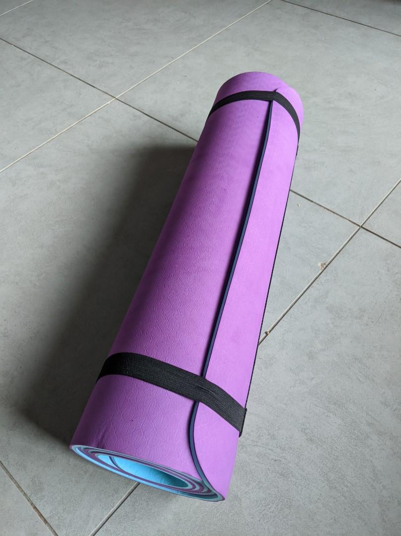 Pido Yoga Mat  Two Tone Yoga Mat, Sports Equipment, Exercise & Fitness,  Exercise Mats on Carousell