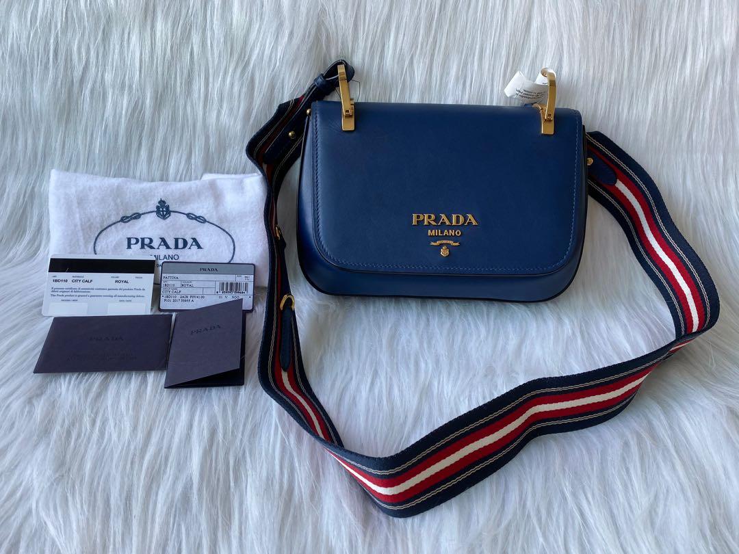 Prada city calf pionnière bag best sale