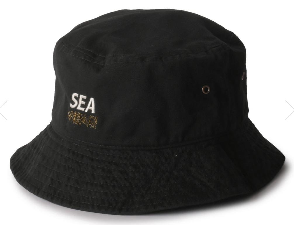 黒】wind and sea NYLON BUCKET HAT SEA-