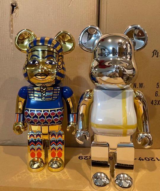 In Stock] BE@RBRICK x Ancient Egypt 400%+100% set bearbrick (Event