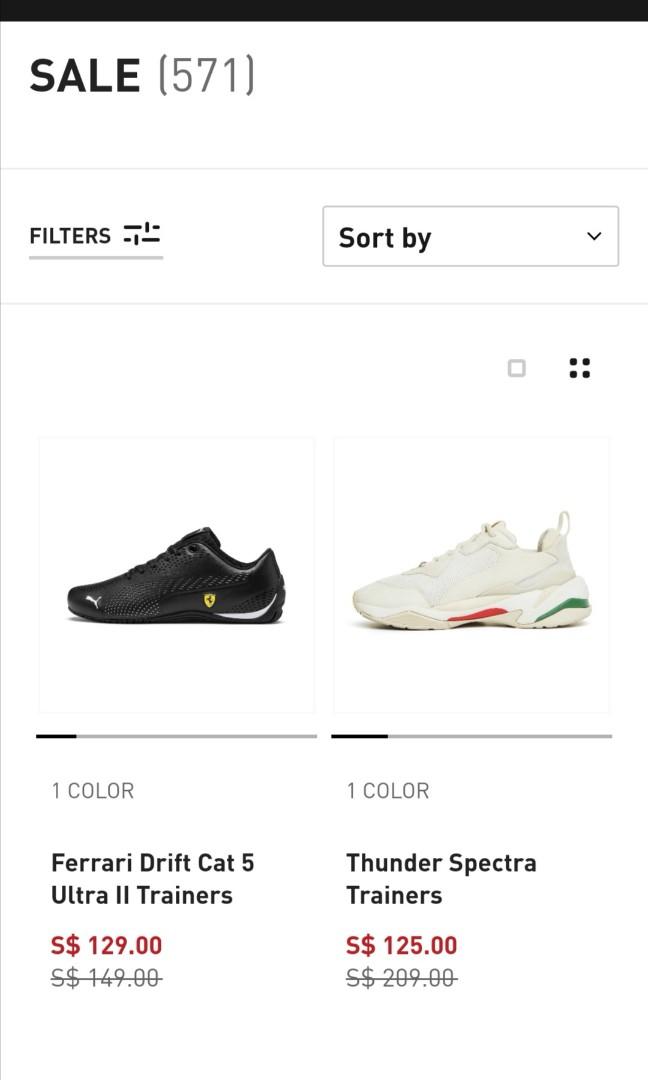 Puma thunder sale best sale