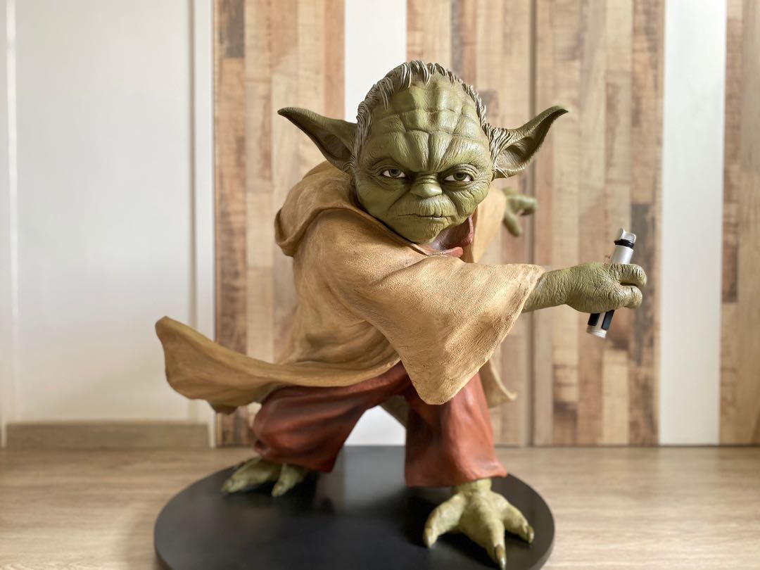 RARE GRAIL PEPSI EPISODE 3 YODA LIFE SIZE STATUE SCULPTED. Star Wars