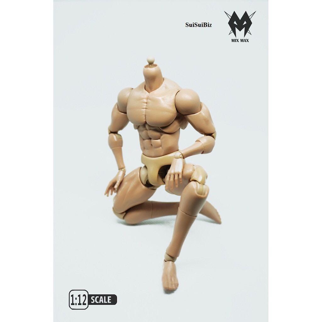 ready stock*1/12 Scale Toy Mix Max Body for Custom Mezco Scale Articulated  Base Body, Hobbies & Toys, Collectibles & Memorabilia, Fan Merchandise on  Carousell