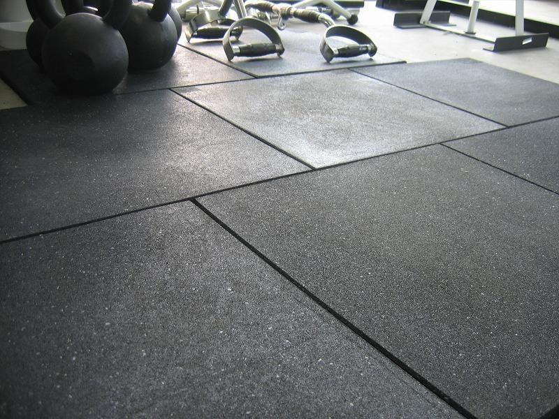Rubber gym mats High Density Rubber Tile Mat With Connector 15mm 20mm Thickness Crossfit Gym Flooring Sports Equipment Exercise Fitness Exercise Mats on Carousell