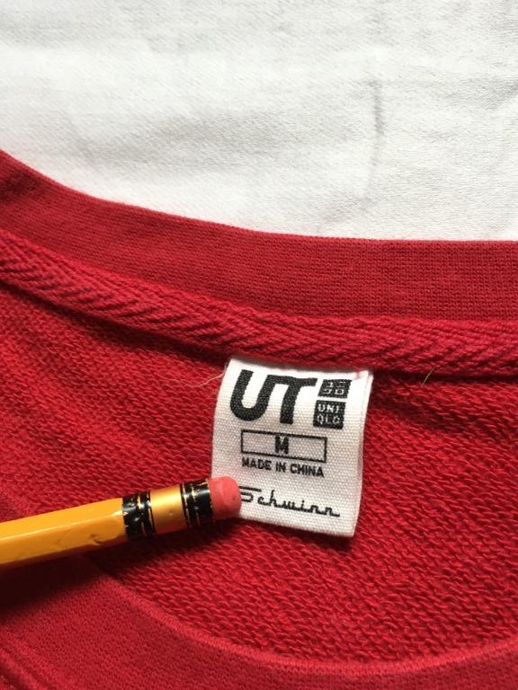Schwinn Uniqlo Pullover Crewneck (Category: Hoodies) located in Quezon City. Submitted by closingoutsale (Listing ID 1082208453, Image 3). Description: Item: Schwinn Uniqlo Pullover Crewneck Price: 400php only Size: M on tag Condition: Excellent Issues: slide fade on flock print Super nice! One of my favorites. Need to unload stuff. Shipping at your expense #available #forsale.