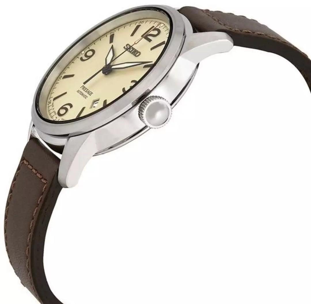 Seiko Presage Automatic Brown Strap SRPB63J Men s Fashion Watches Accessories Watches on Carousell