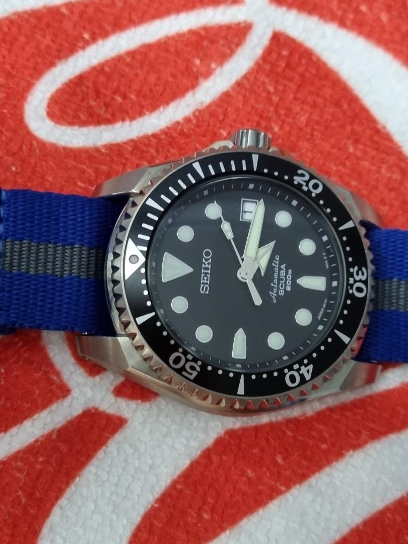 Seiko Shogun Titanium automatic dive watch head only SBDC007 Automatic  Scuba 200m Dial, Sports Equipment, Sports & Games, Water Sports on Carousell