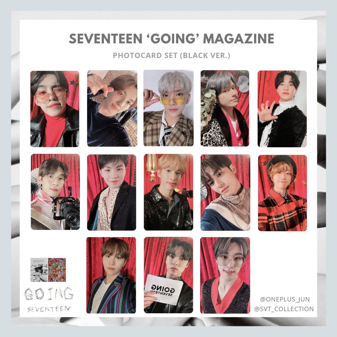 SEVENTEEN GOING magazine バーノン トレカ - K-POP