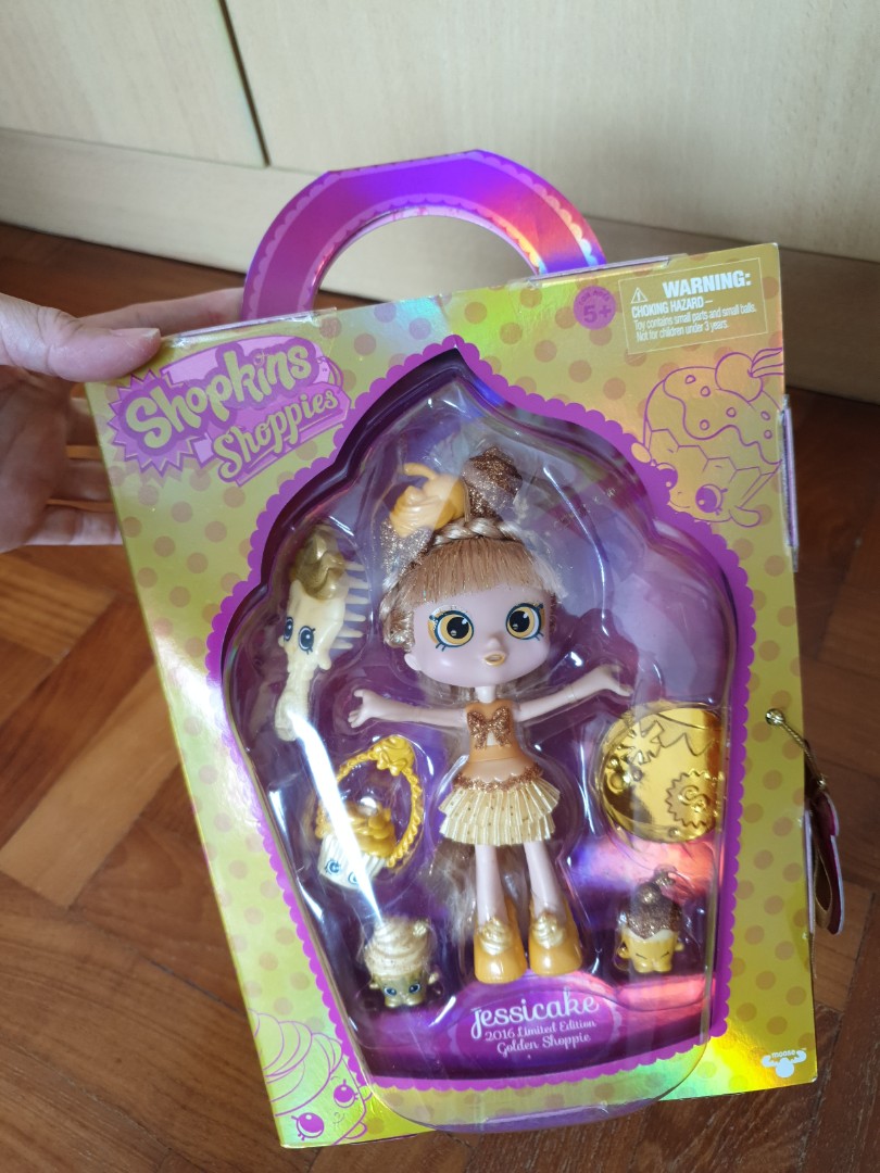 Shopkins Shoppies Jessicake 2016 Limited Edition Golden Shoppie