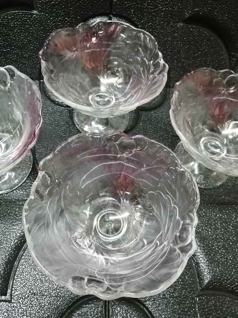 SOGA HAND PAINTED GLASS FOOTED CUPS (Category: Other Kitchenware & Tableware) located in Manila. Submitted by rarefindsgallery (Listing ID 1082052511, Image 2). Description: 📌 Brand New 📌 SOGA HAND PAINTED CONTEMPORARY GLASS COLLECTION 5 PC ICE CREAM FOOTED CUPS H : 4" / D: 5" Japan 🇯🇵 💸 Php899 #glass #dessertcups #SOGA #AshleyJapanSurplus #JapanSurplus.