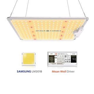 Spider farmer SF1000 LED Grow Light With Dimmer Knob Full Spectrum Samsung diodes QB