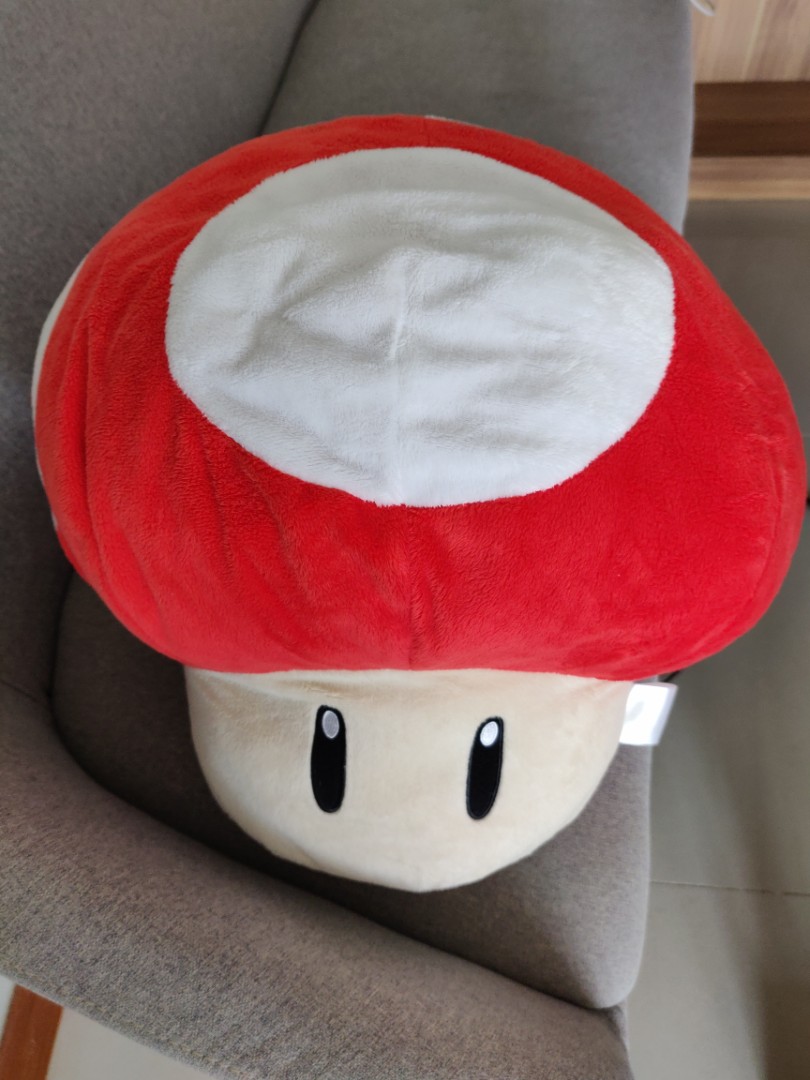 super mario plush mushroom