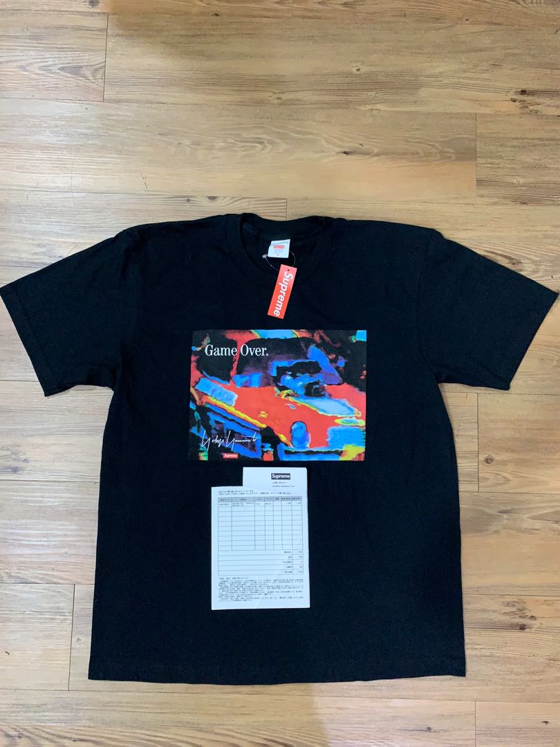 supreme Yoji Yamamoto Game Over Tee　XL