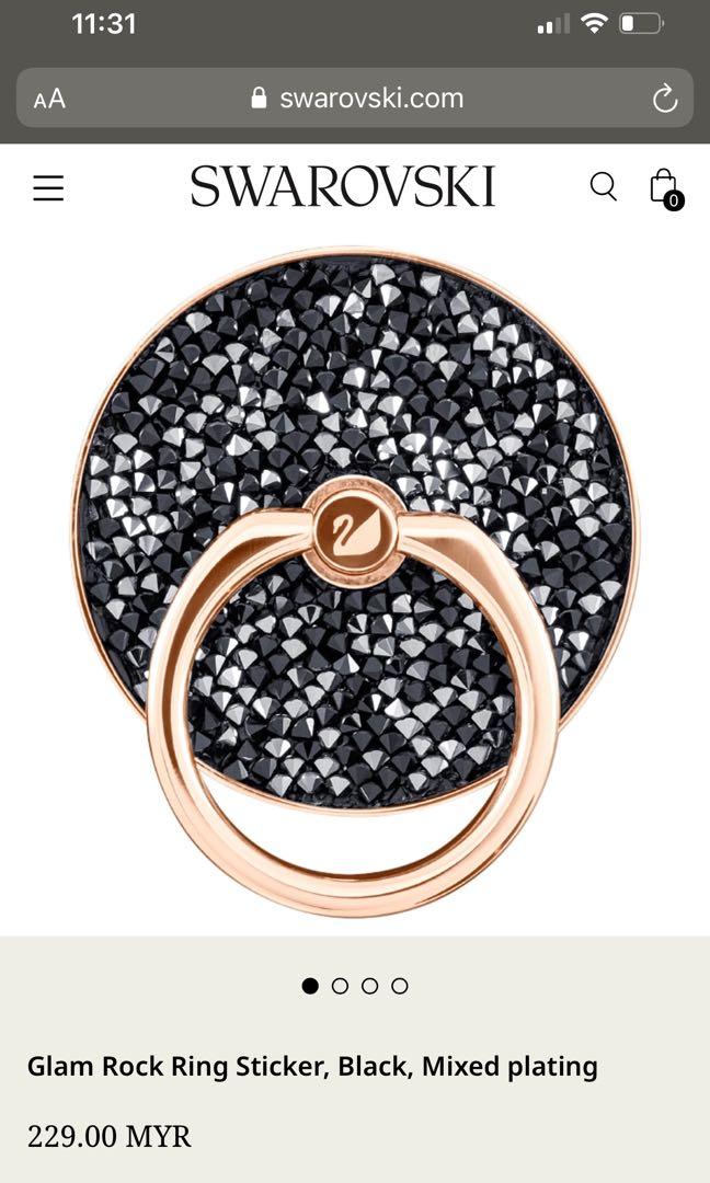 Phone ring outlet holder swarovski
