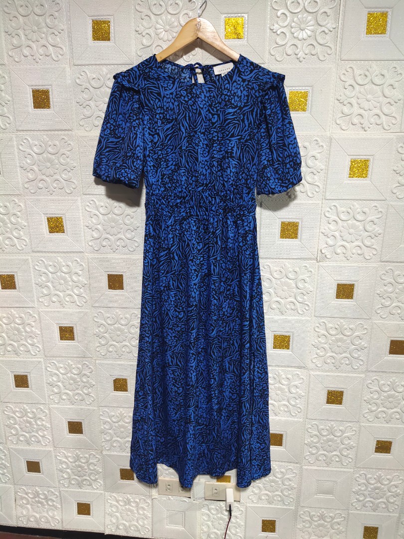 topshop print dress