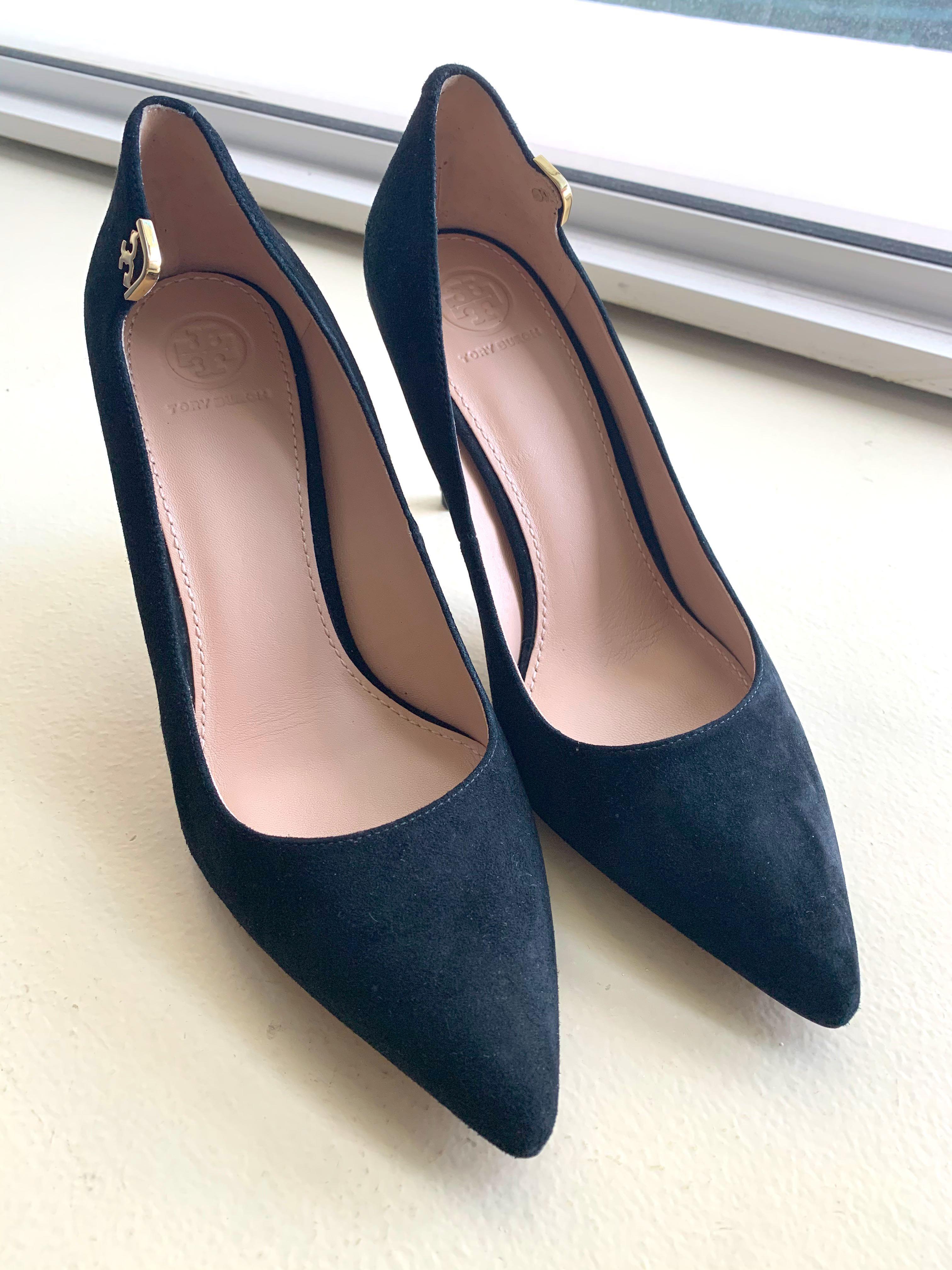 Royal black heels clearance