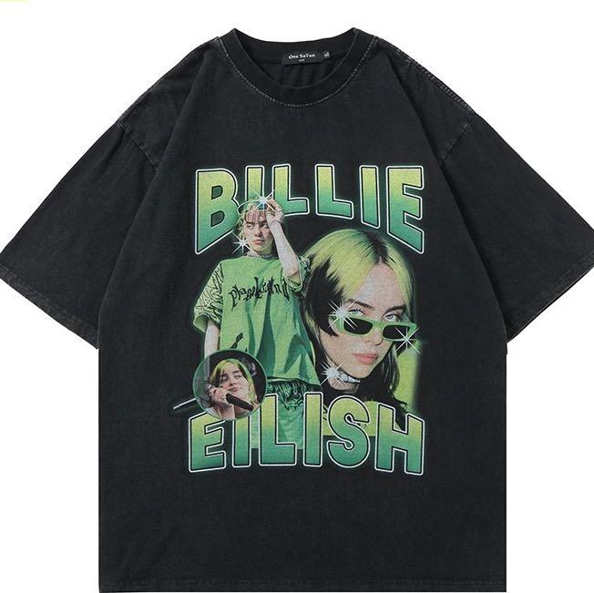 vintage oversized billie eilish graphic 