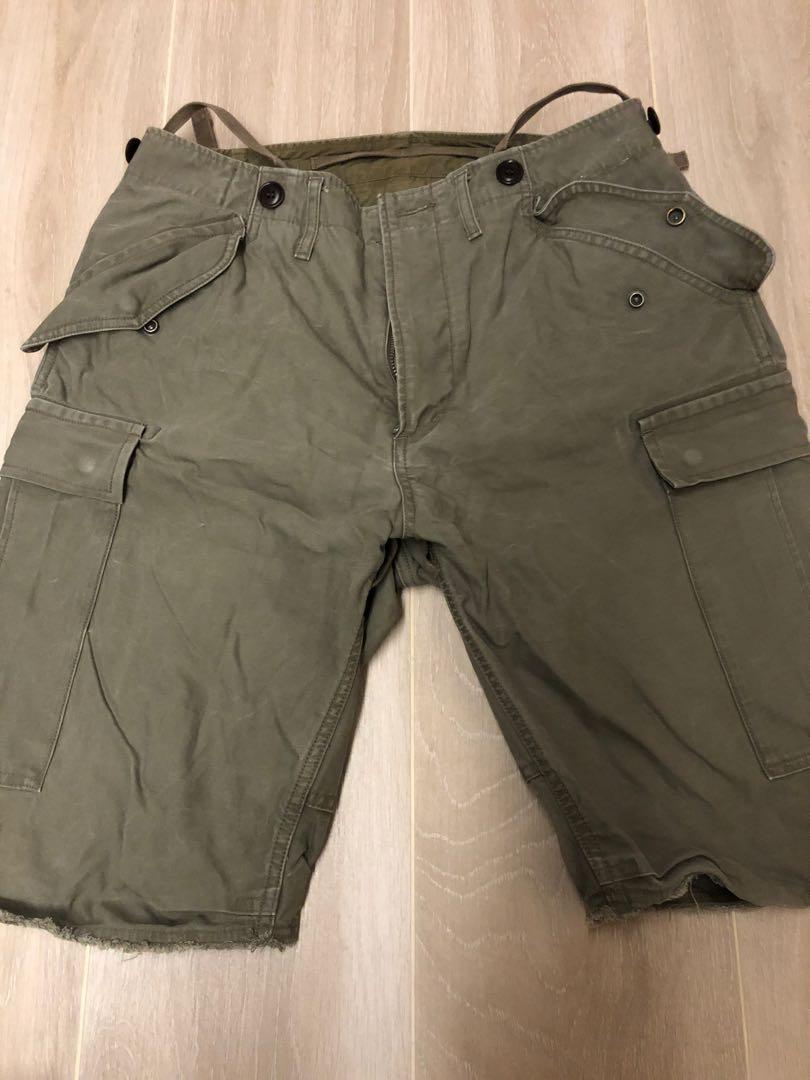 visvim 19ss eiger sanction shorts khaki, 男裝, 褲＆半截裙, 長褲