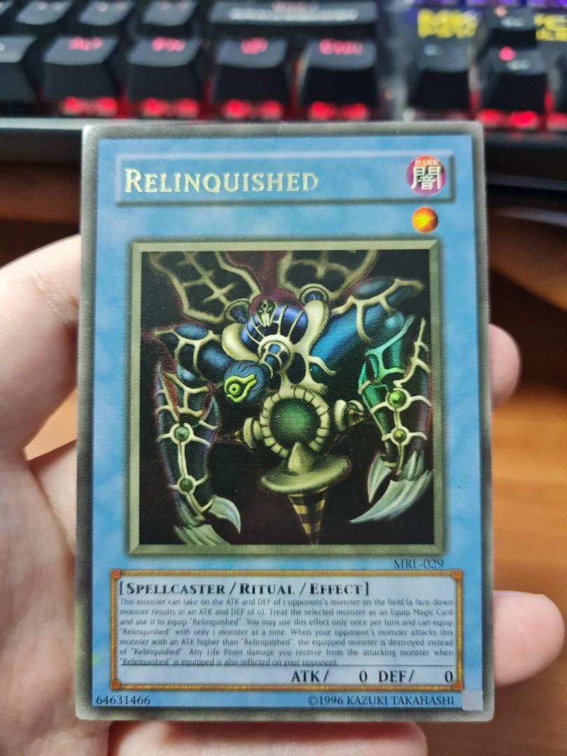 Yugioh - Relinquished - MRL-029, Hobbies & Toys, Toys & Games on Carousell