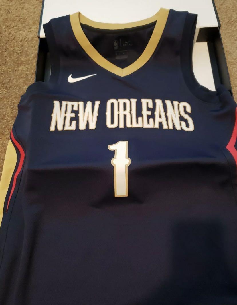 Zion Williamson New Orleans Pelicans Autographed Authentic NBA Jordan  Jersey JSA
