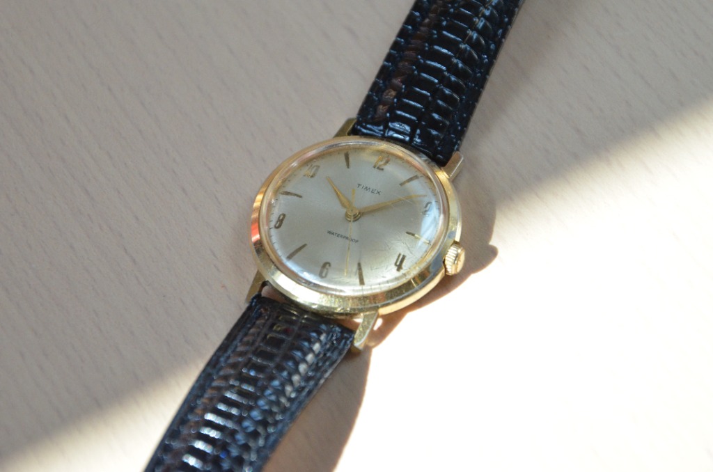 Gold on sale timex marlin