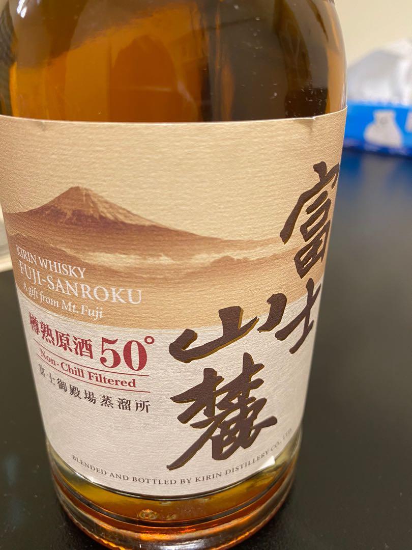 日本威士忌富士山麓-樽熟原酒50度750ml, 嘢食& 嘢飲, 飲料- Carousell