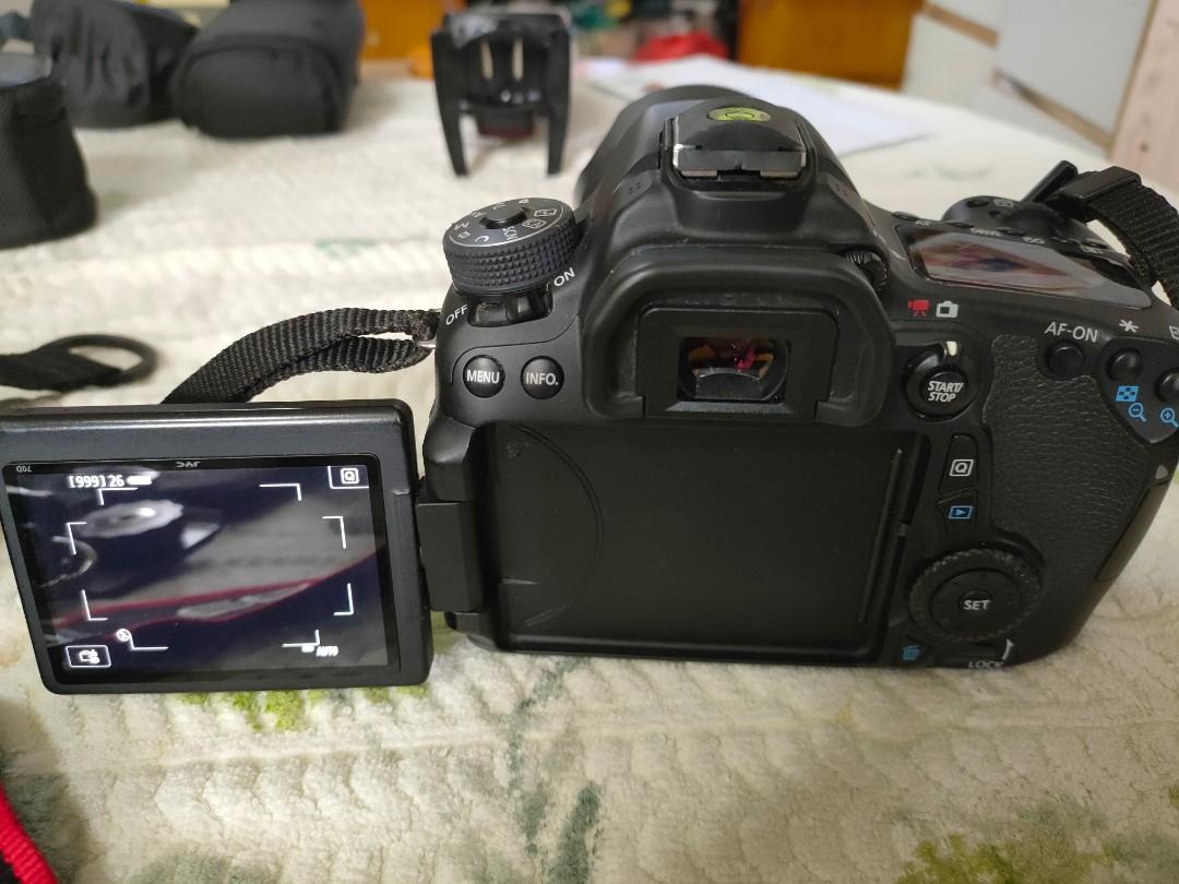 單反相機佳能Canon 70D with 2 lens (EF-S 18-55mm f/3.5-5.6 IS STM