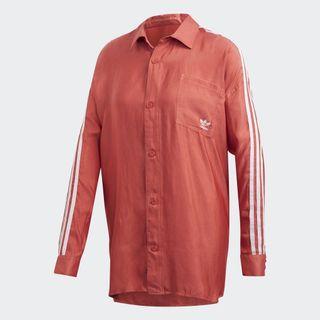 adidas ADICOLOR 長版 長袖上衣 罩衫 薄外套 FM2634
