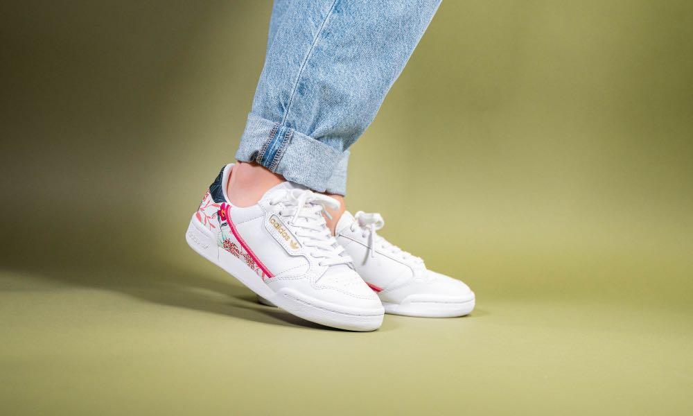 Adidas Continental with floral Women s Fashion Footwear