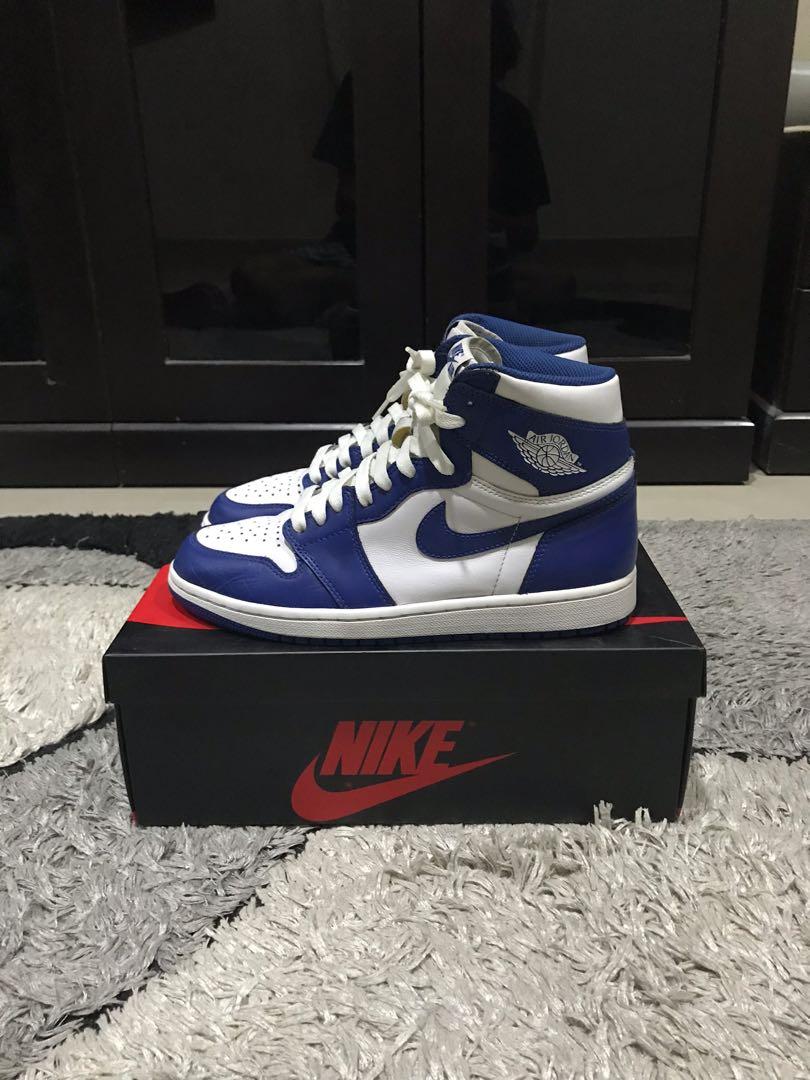 Air jordan 1 retro high og storm blue top